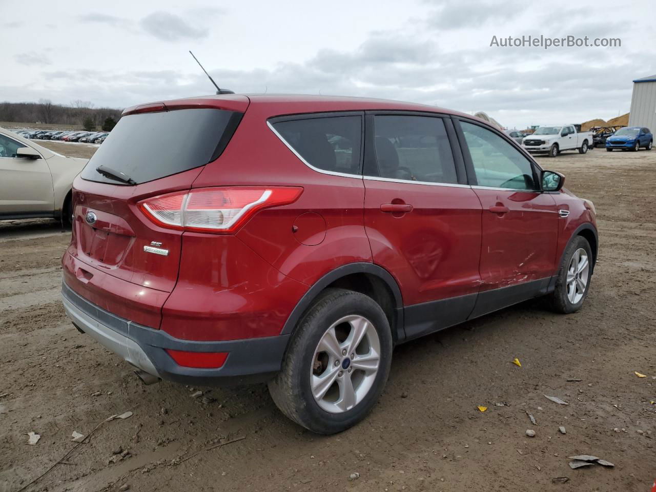 2014 Ford Escape Se Burgundy vin: 1FMCU0GX7EUC50447