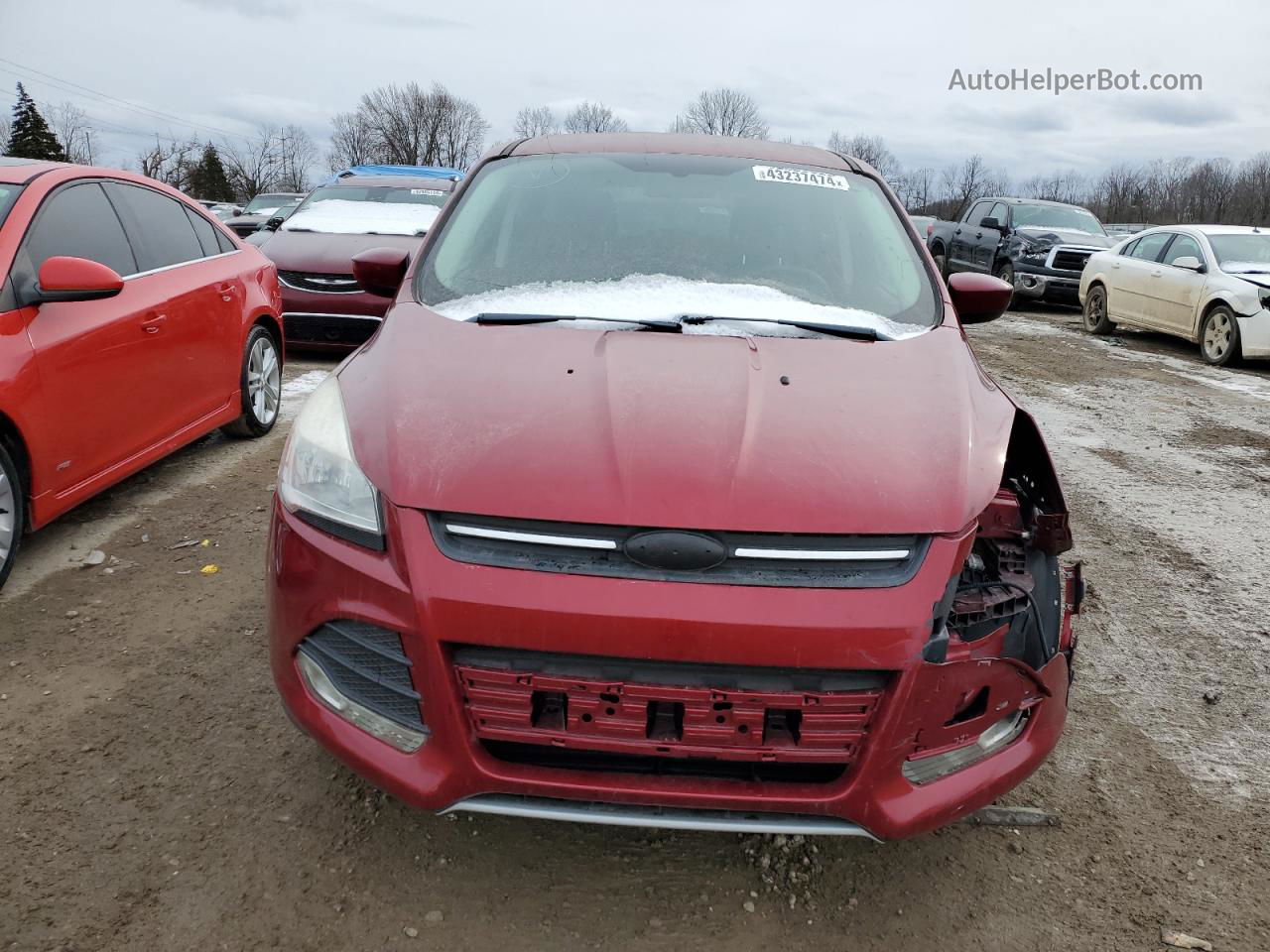 2014 Ford Escape Se Burgundy vin: 1FMCU0GX7EUC50447