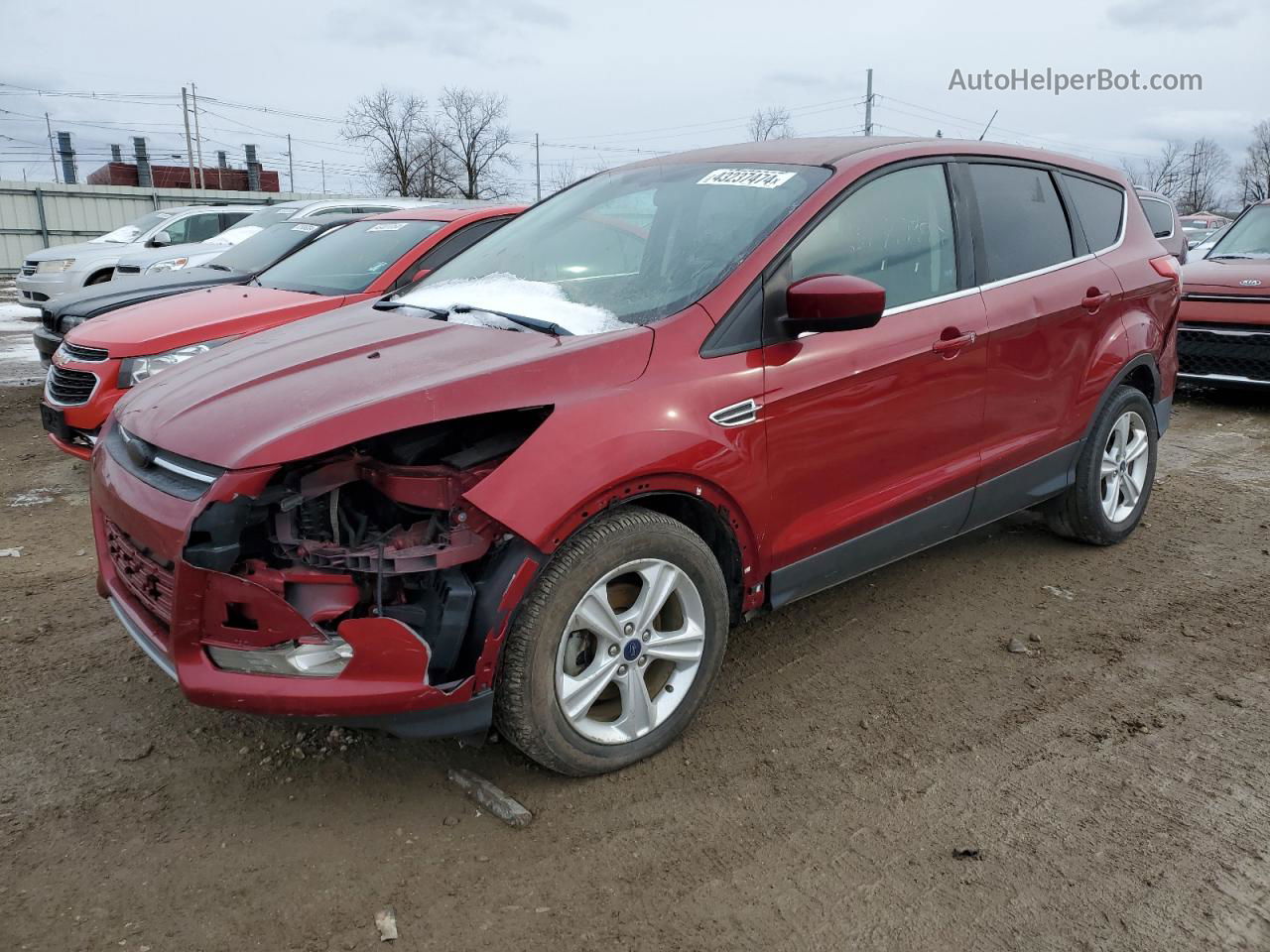 2014 Ford Escape Se Burgundy vin: 1FMCU0GX7EUC50447