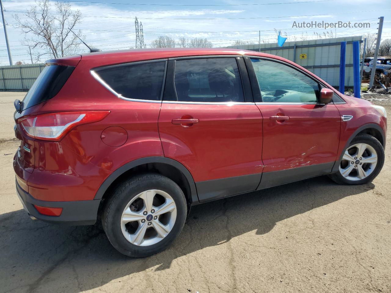 2014 Ford Escape Se Red vin: 1FMCU0GX7EUC50447