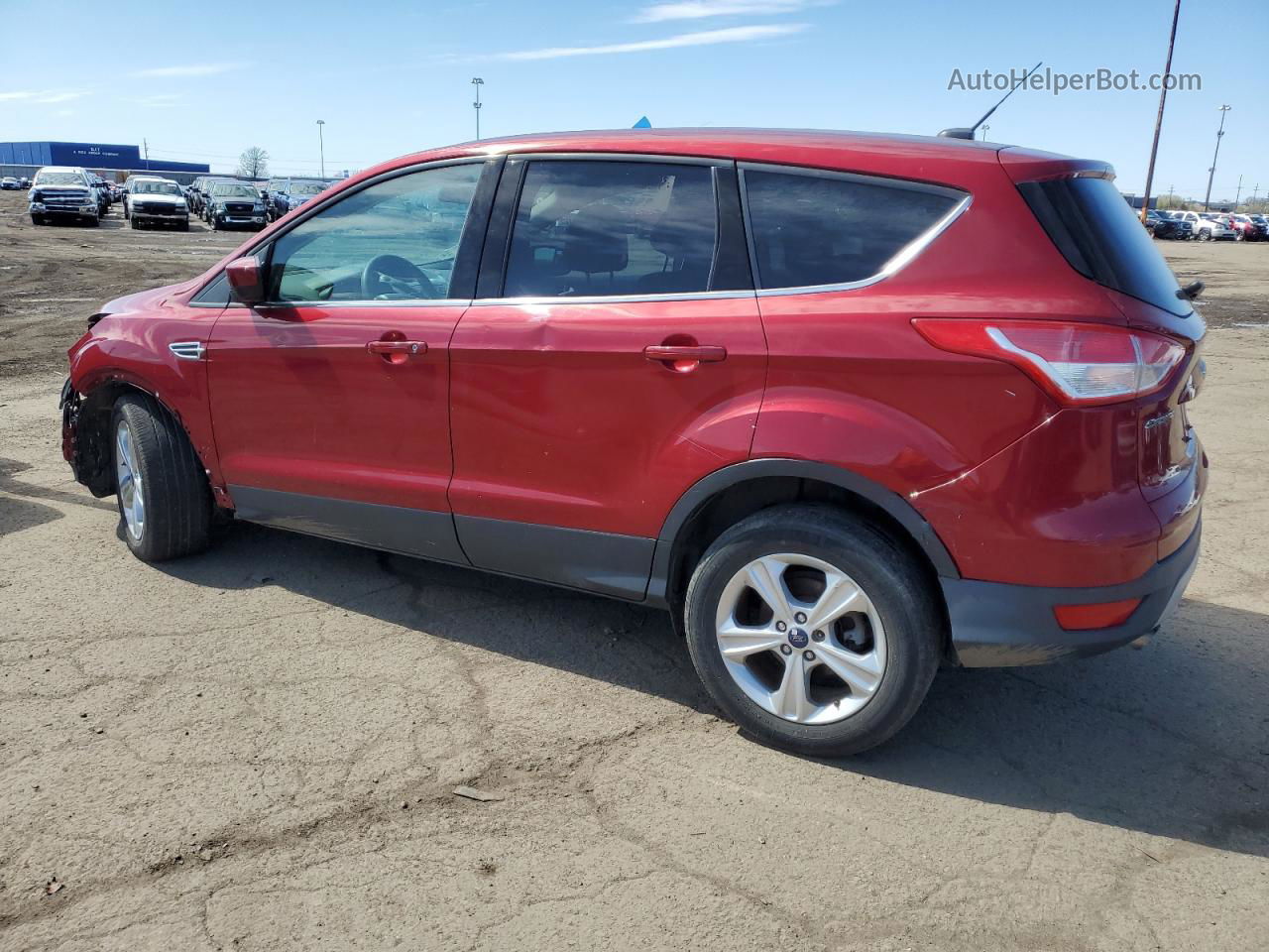 2014 Ford Escape Se Red vin: 1FMCU0GX7EUC50447