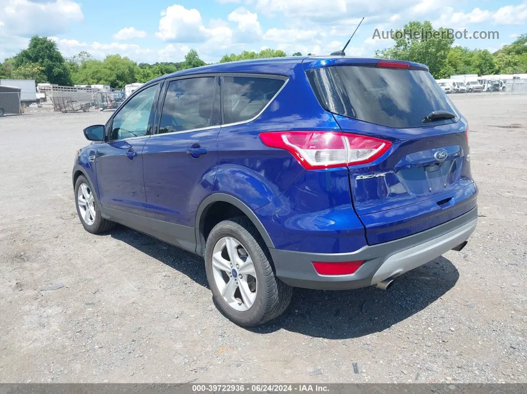 2014 Ford Escape Se Blue vin: 1FMCU0GX7EUD98890