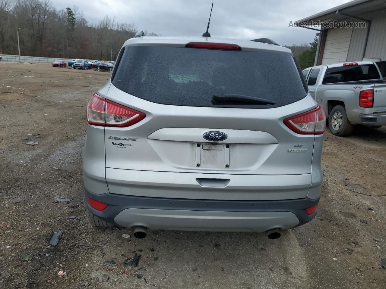 2015 Ford Escape Se Silver vin: 1FMCU0GX7FUA83394