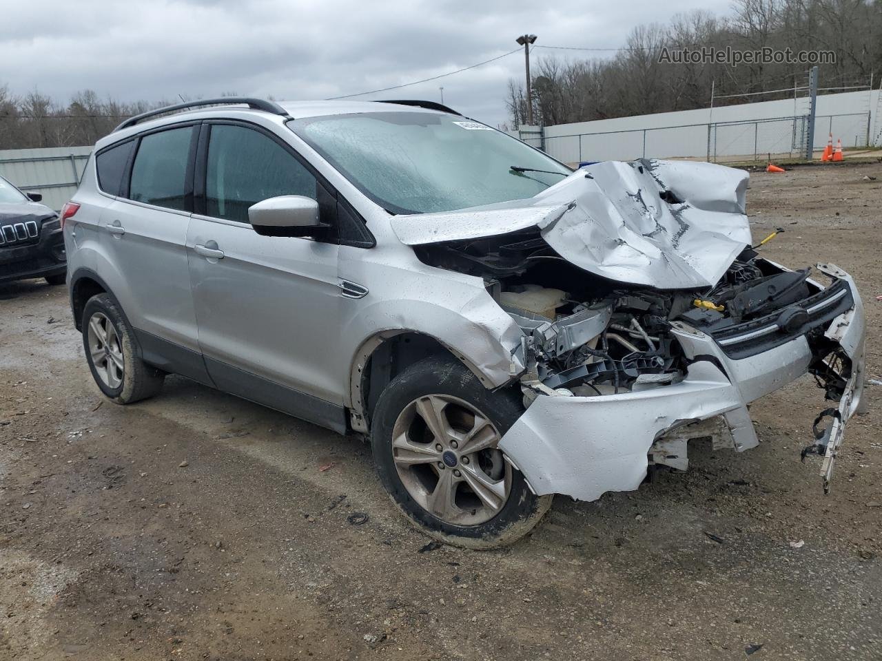 2015 Ford Escape Se Silver vin: 1FMCU0GX7FUA83394