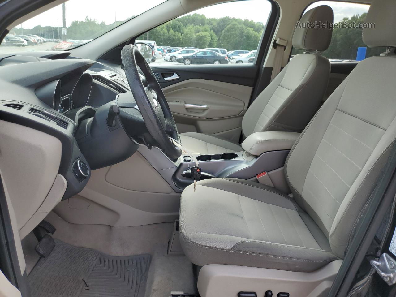 2015 Ford Escape Se Черный vin: 1FMCU0GX7FUB33274