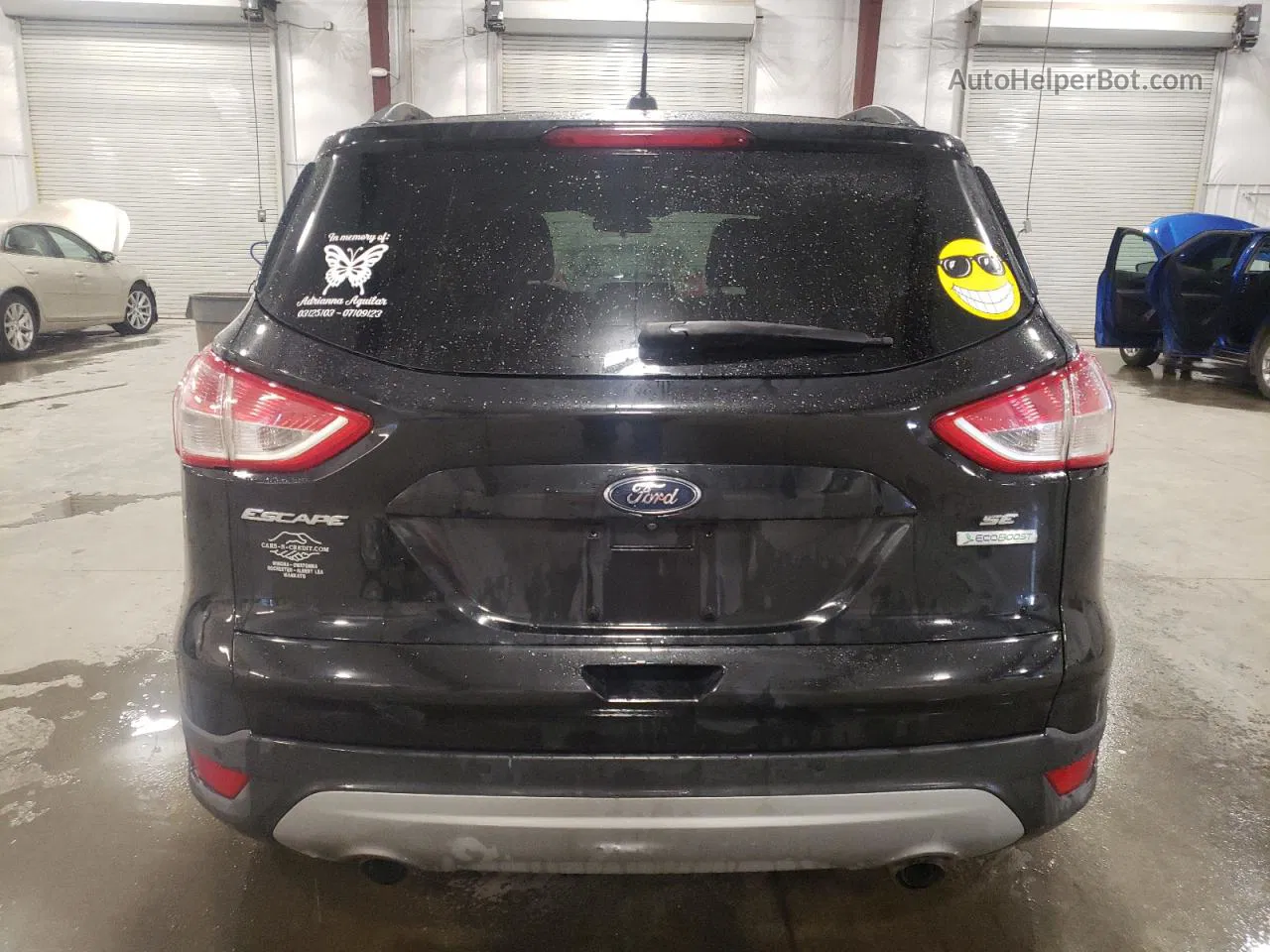 2015 Ford Escape Se Charcoal vin: 1FMCU0GX7FUC74457