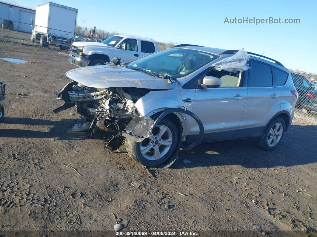 2016 Ford Escape Se Silver vin: 1FMCU0GX7GUA75037