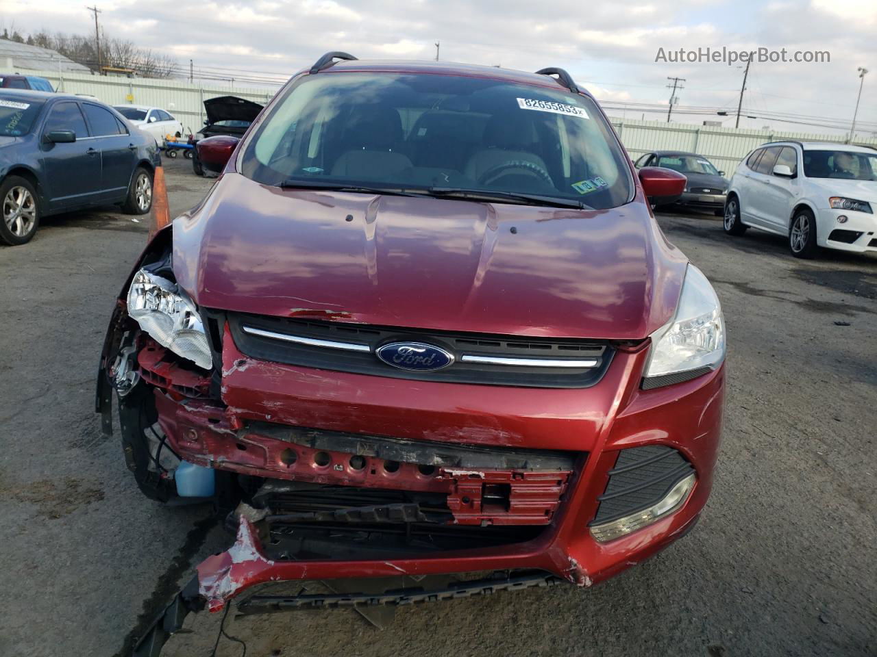 2016 Ford Escape Se Burgundy vin: 1FMCU0GX7GUC18097