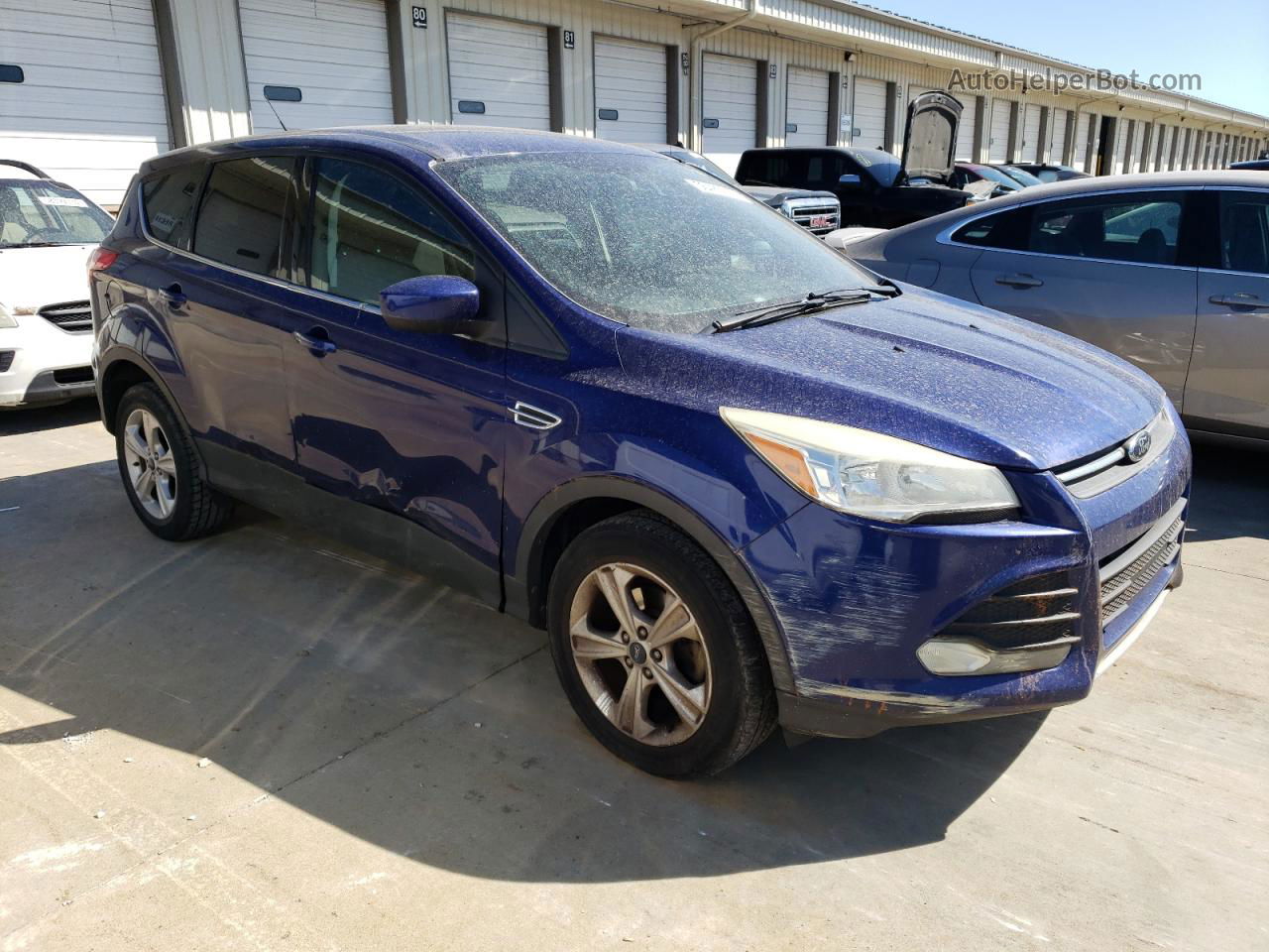 2013 Ford Escape Se Blue vin: 1FMCU0GX8DUB01849