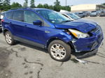 2013 Ford Escape Se Blue vin: 1FMCU0GX8DUB60657