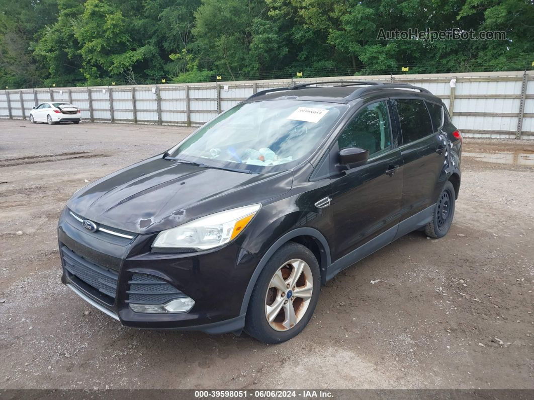 2013 Ford Escape Se Black vin: 1FMCU0GX8DUB62733