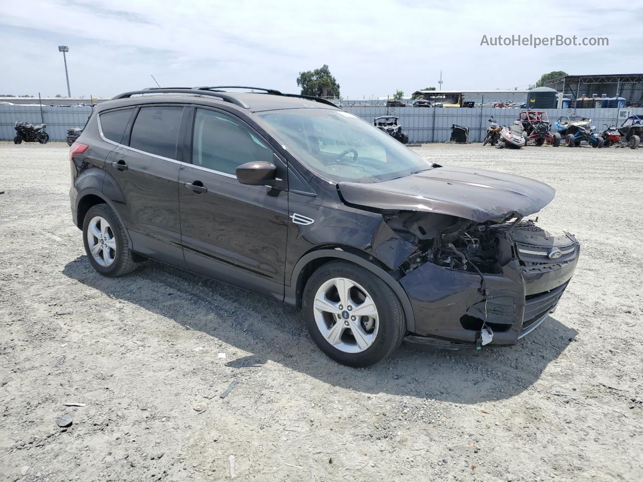 2013 Ford Escape Se Purple vin: 1FMCU0GX8DUB64384