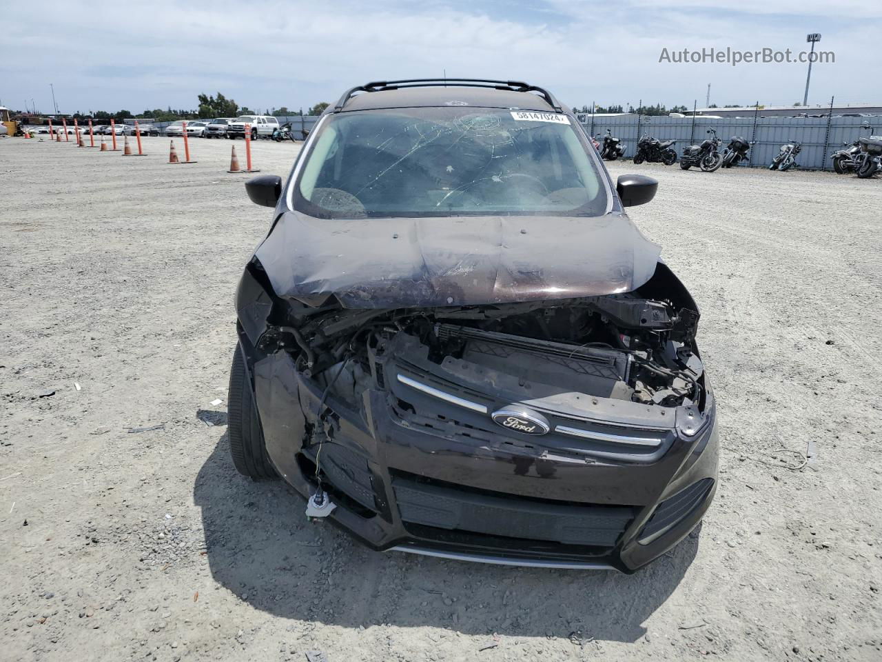 2013 Ford Escape Se Purple vin: 1FMCU0GX8DUB64384