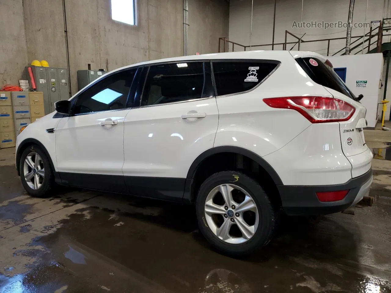 2013 Ford Escape Se White vin: 1FMCU0GX8DUC15267