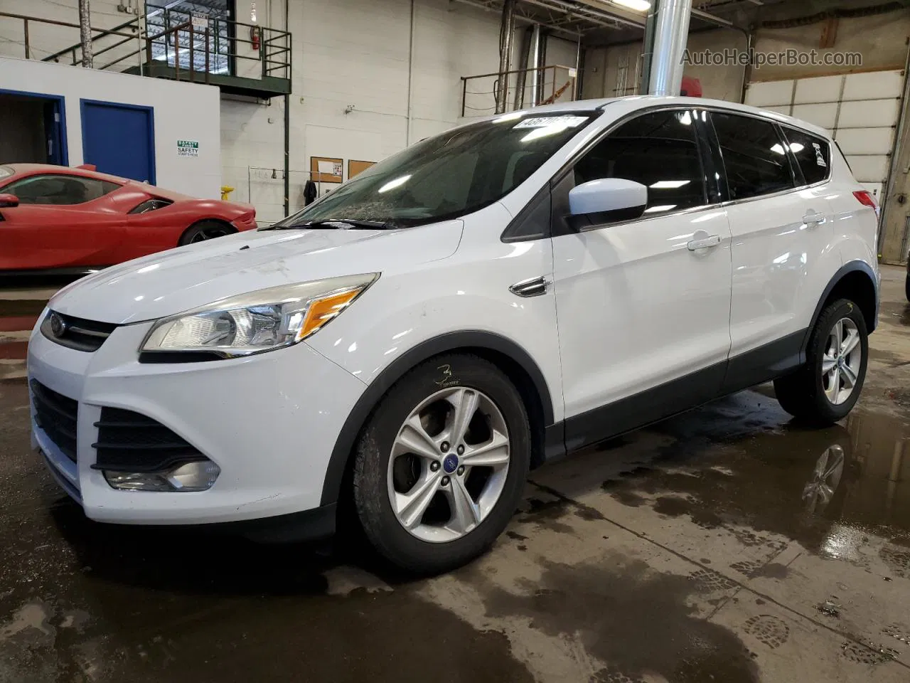 2013 Ford Escape Se White vin: 1FMCU0GX8DUC15267