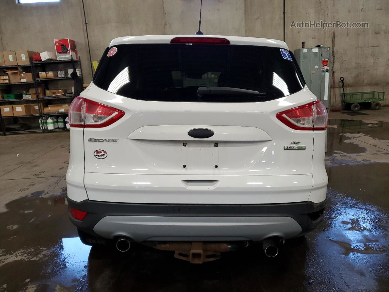 2013 Ford Escape Se White vin: 1FMCU0GX8DUC15267