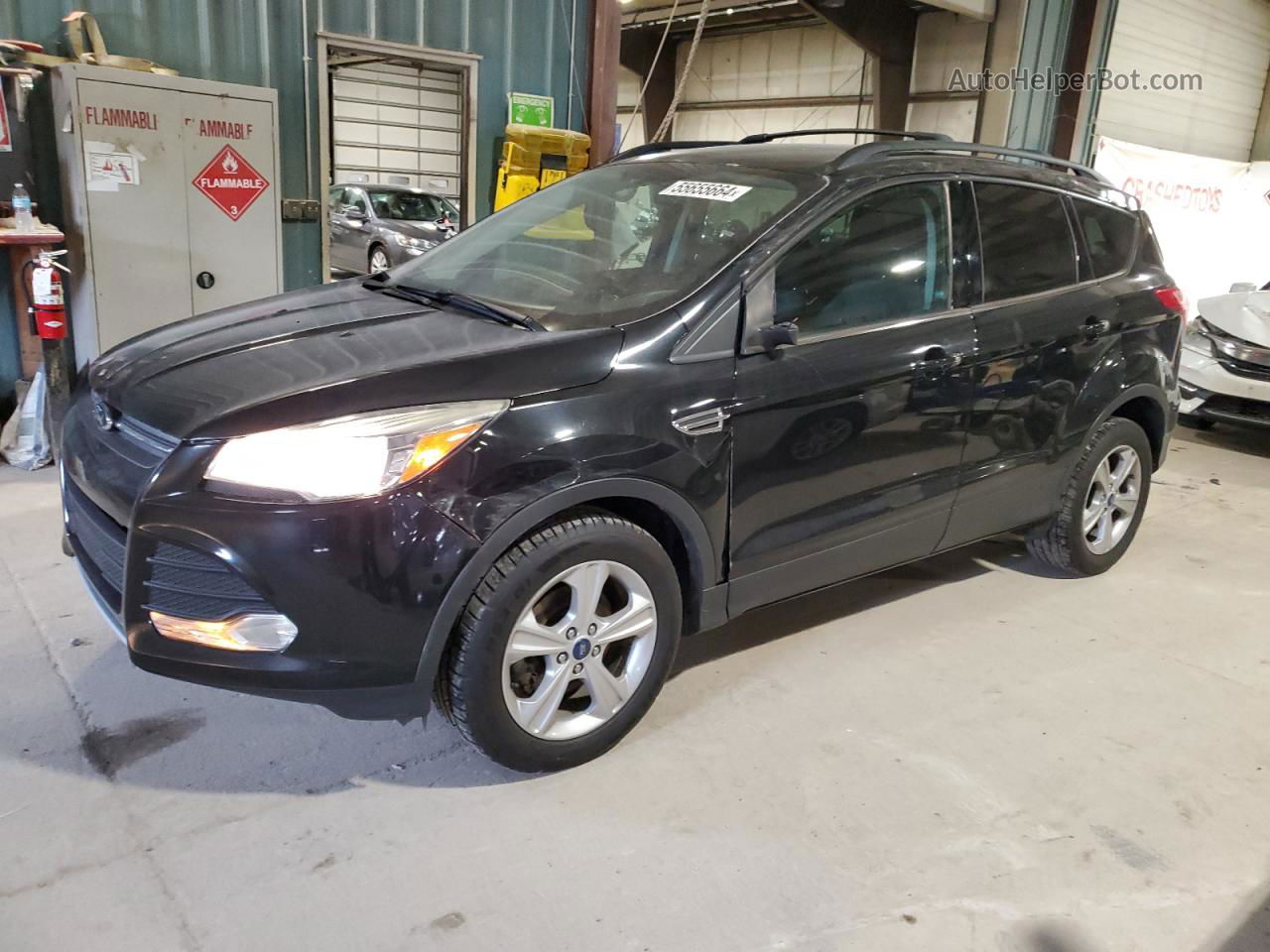 2013 Ford Escape Se Black vin: 1FMCU0GX8DUC93418