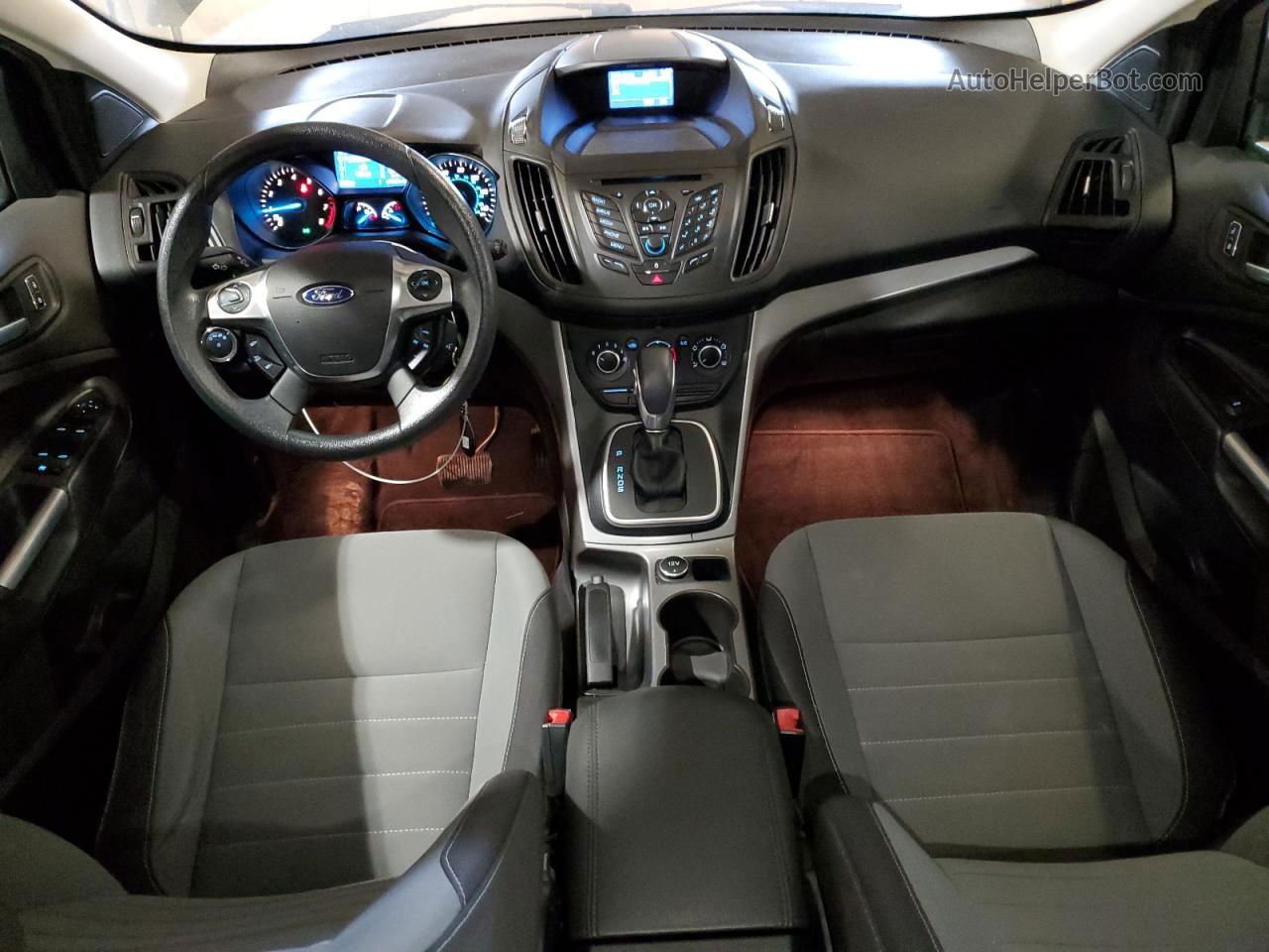 2013 Ford Escape Se Black vin: 1FMCU0GX8DUC93418