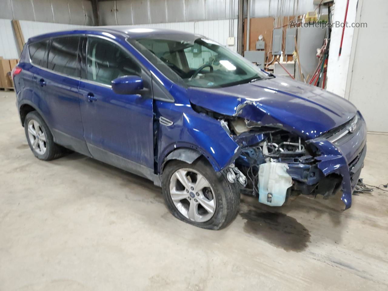 2014 Ford Escape Se Blue vin: 1FMCU0GX8EUA20027