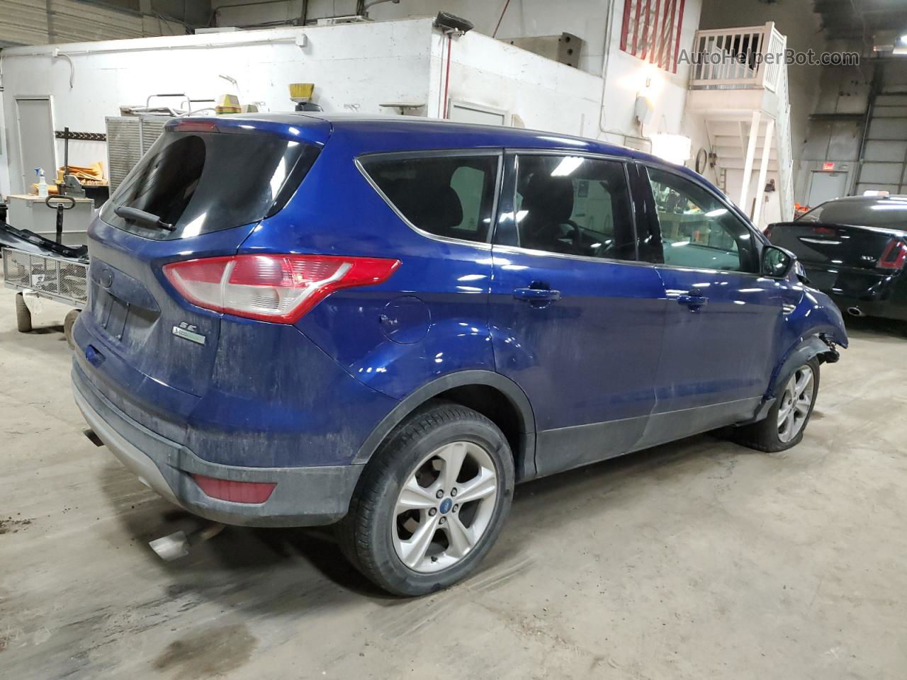 2014 Ford Escape Se Blue vin: 1FMCU0GX8EUA20027