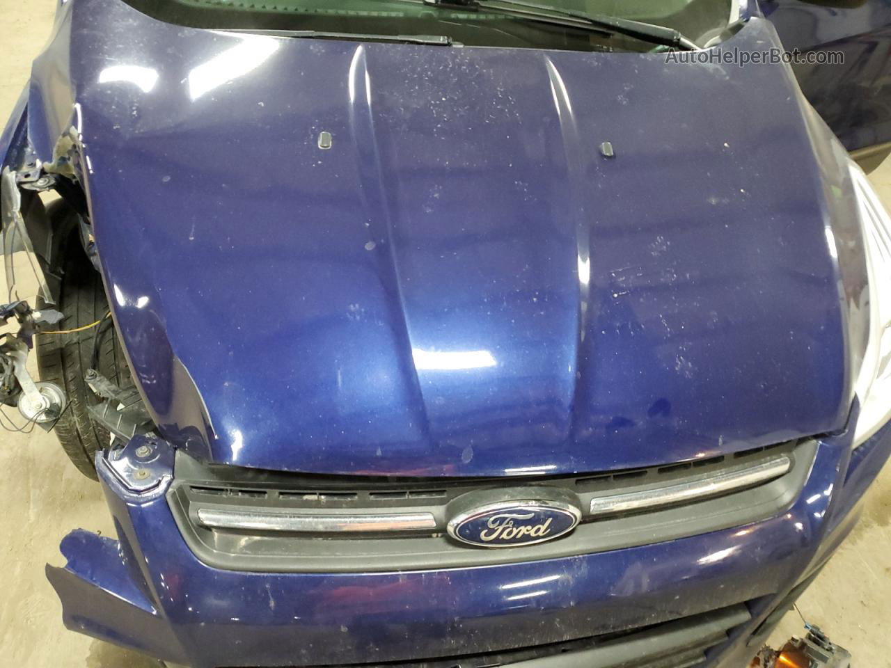 2014 Ford Escape Se Blue vin: 1FMCU0GX8EUA20027