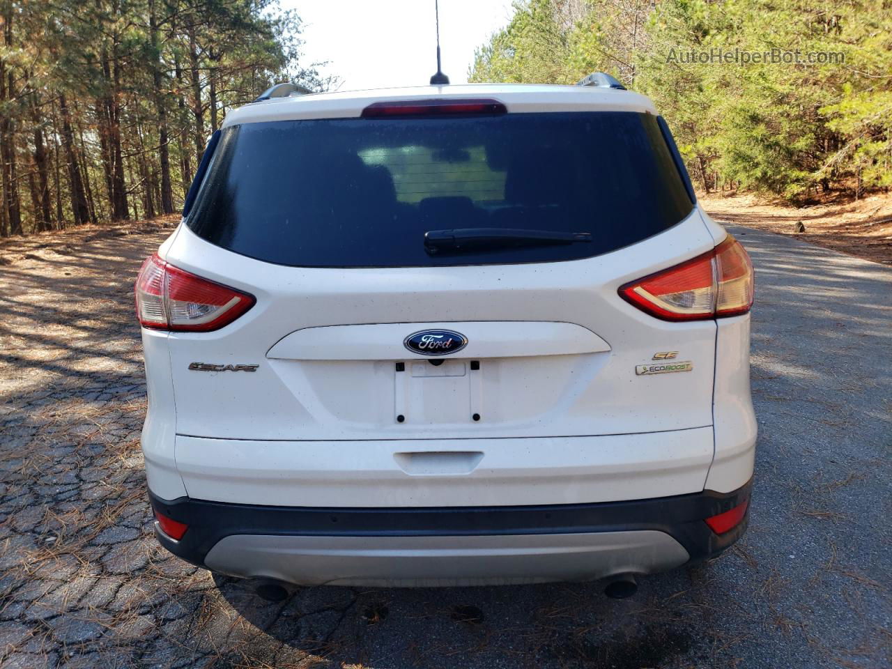 2014 Ford Escape Se Белый vin: 1FMCU0GX8EUB38837