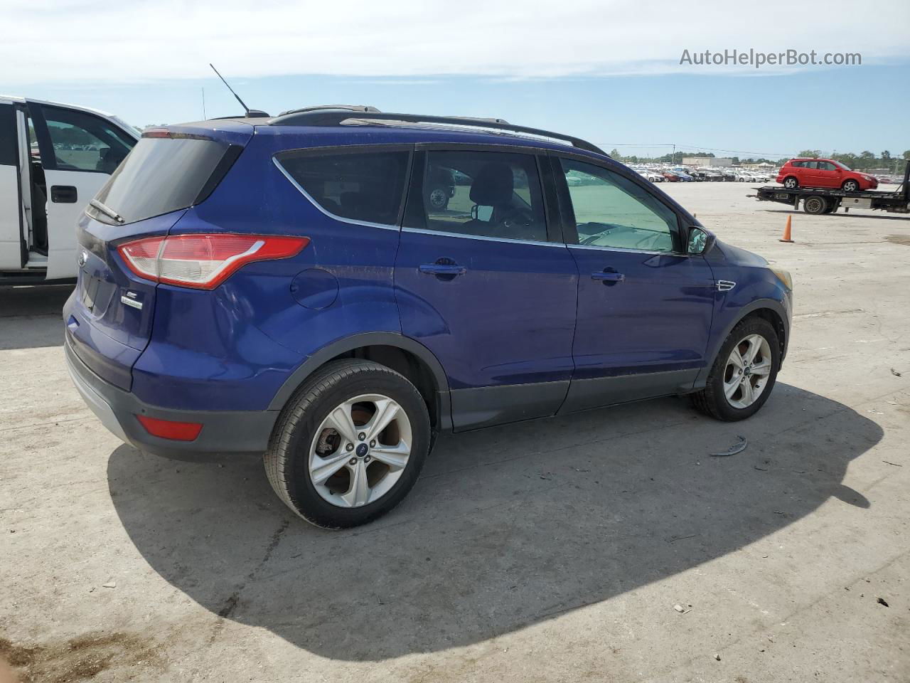 2014 Ford Escape Se Blue vin: 1FMCU0GX8EUC00916