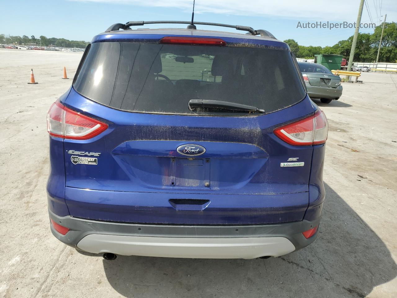 2014 Ford Escape Se Blue vin: 1FMCU0GX8EUC00916