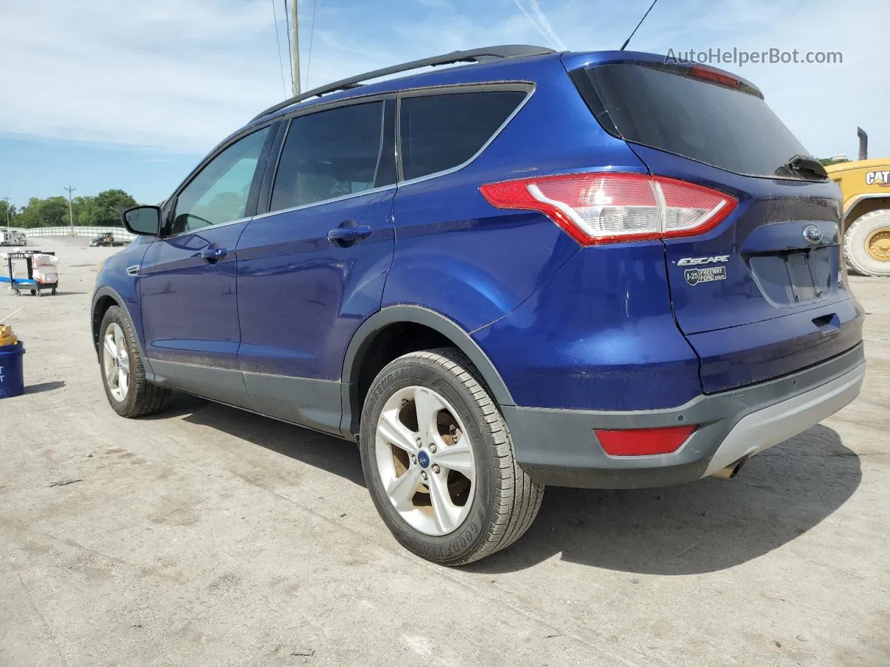 2014 Ford Escape Se Blue vin: 1FMCU0GX8EUC00916