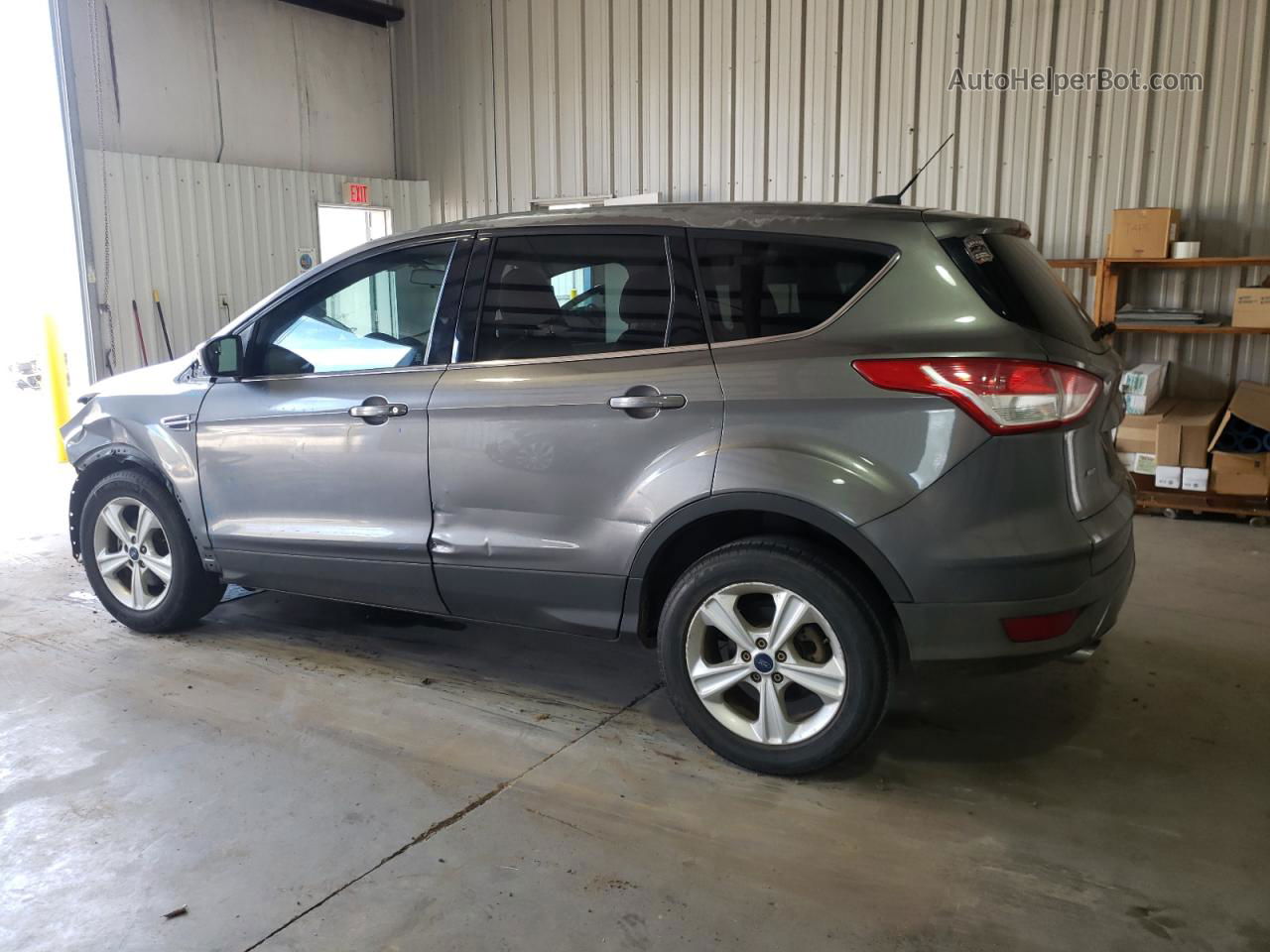 2014 Ford Escape Se Серый vin: 1FMCU0GX8EUC09471