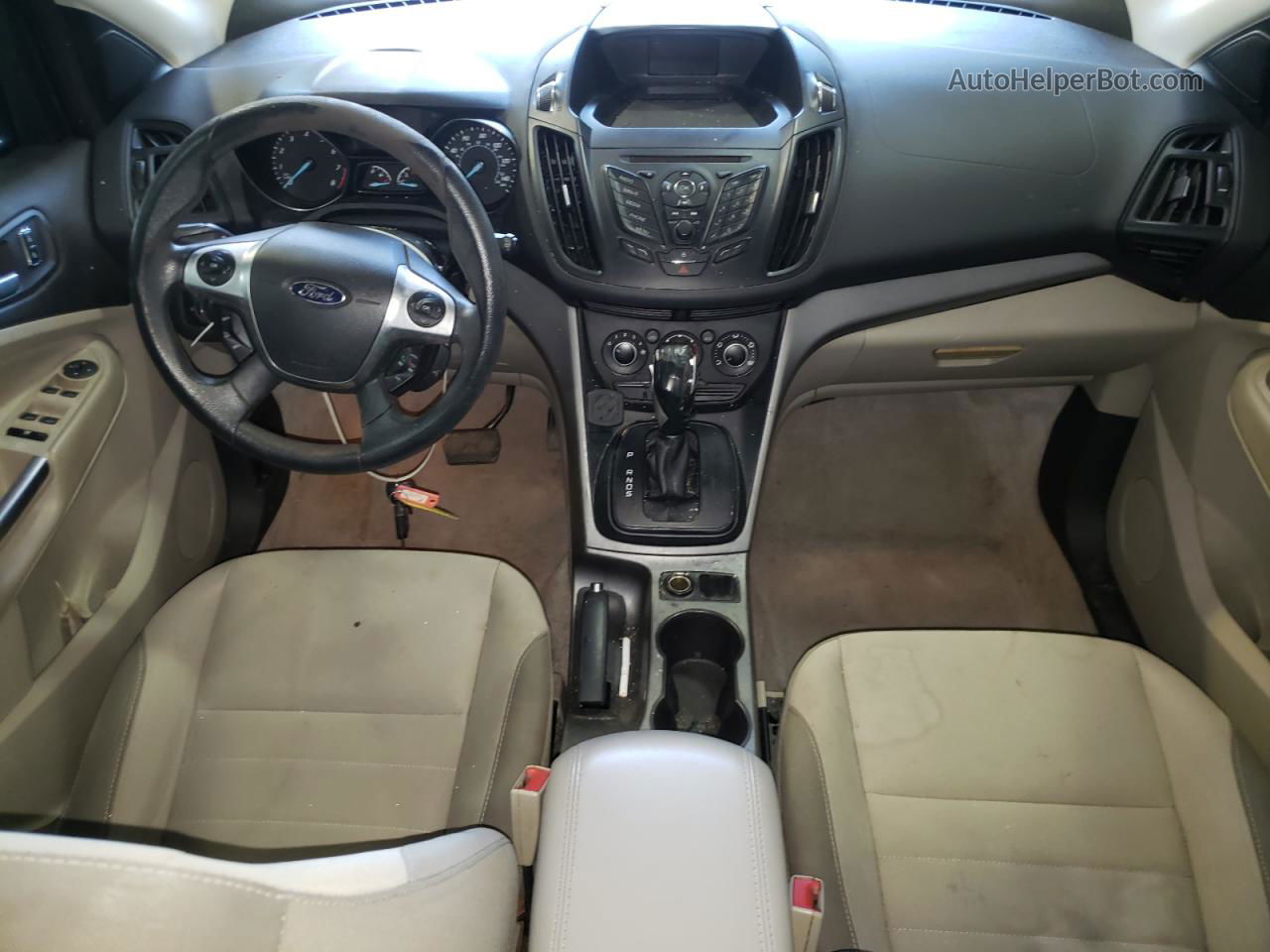 2014 Ford Escape Se Серый vin: 1FMCU0GX8EUC09471