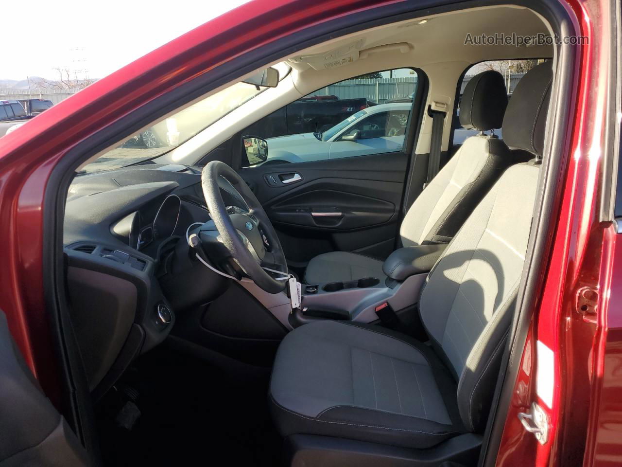 2014 Ford Escape Se Red vin: 1FMCU0GX8EUC20910