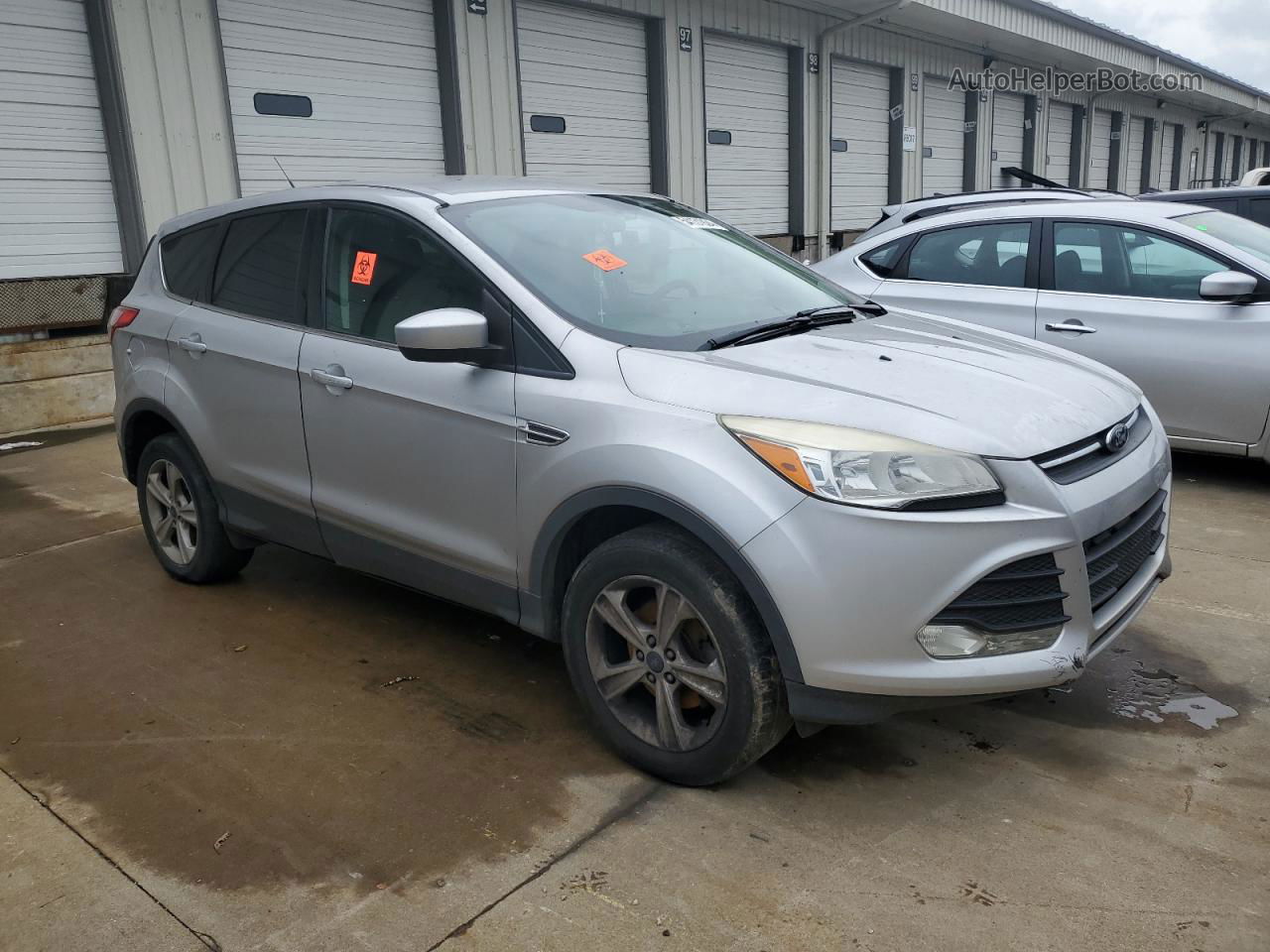 2014 Ford Escape Se Серебряный vin: 1FMCU0GX8EUC42826