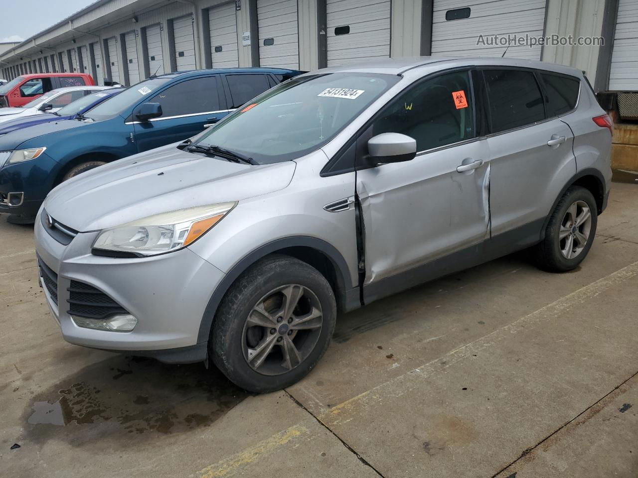 2014 Ford Escape Se Серебряный vin: 1FMCU0GX8EUC42826