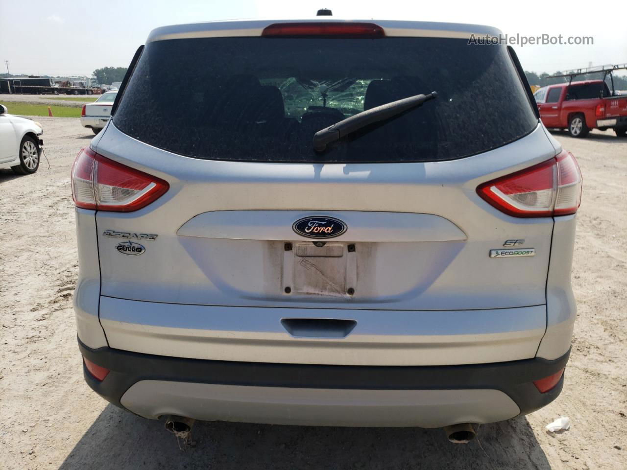 2014 Ford Escape Se Серебряный vin: 1FMCU0GX8EUC45435