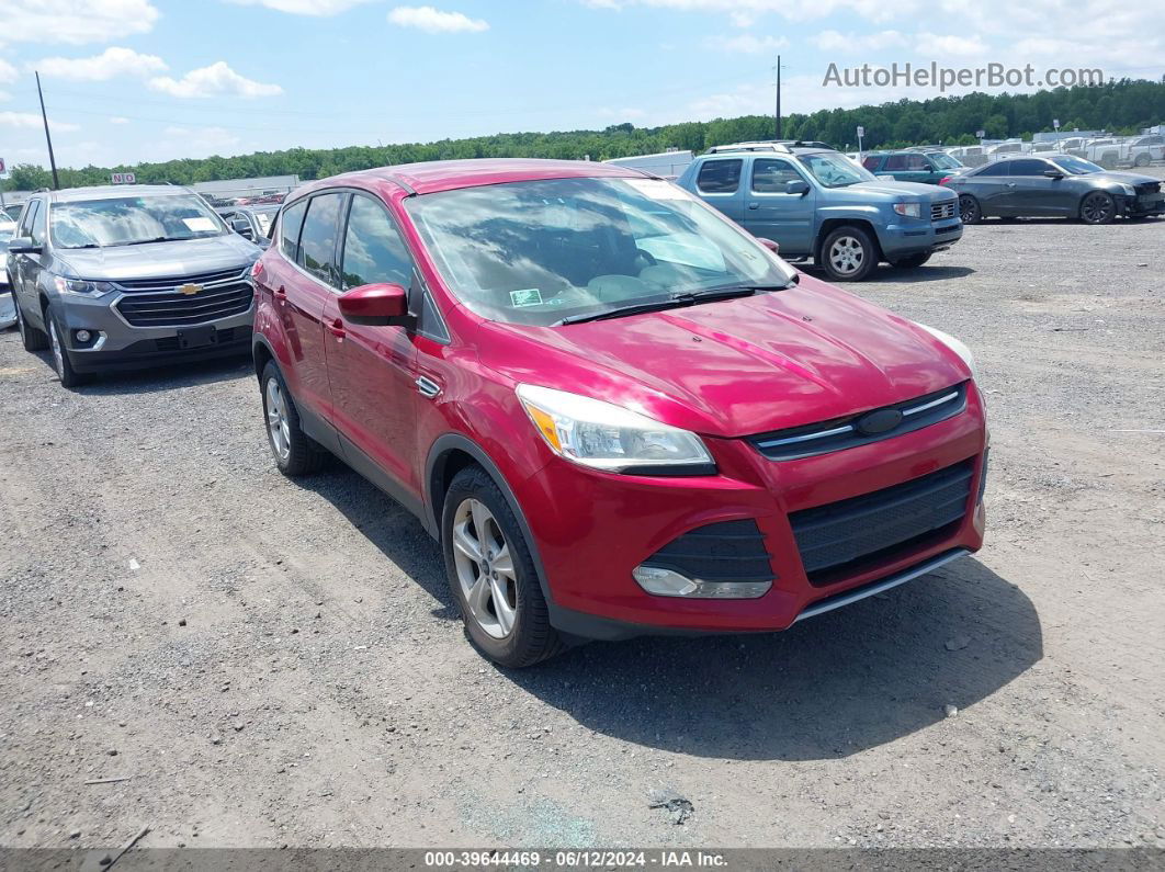 2014 Ford Escape Se Red vin: 1FMCU0GX8EUC57584