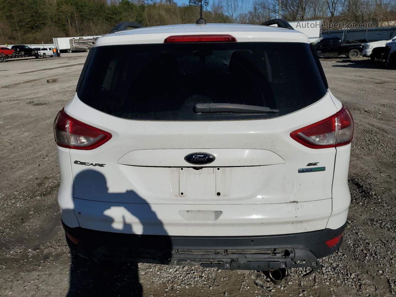 2014 Ford Escape Se Белый vin: 1FMCU0GX8EUC61764