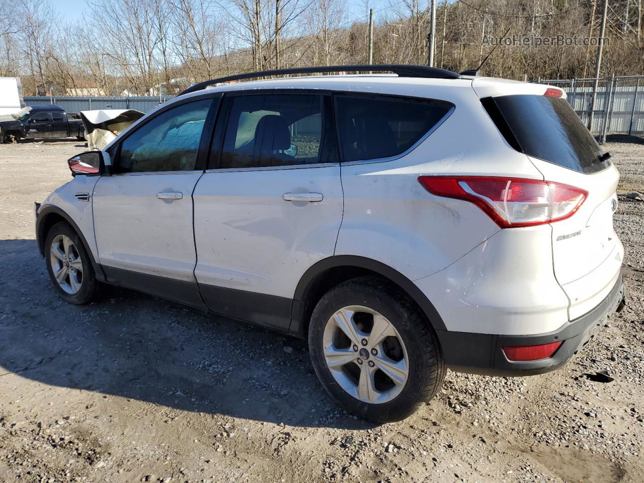 2014 Ford Escape Se White vin: 1FMCU0GX8EUC61764