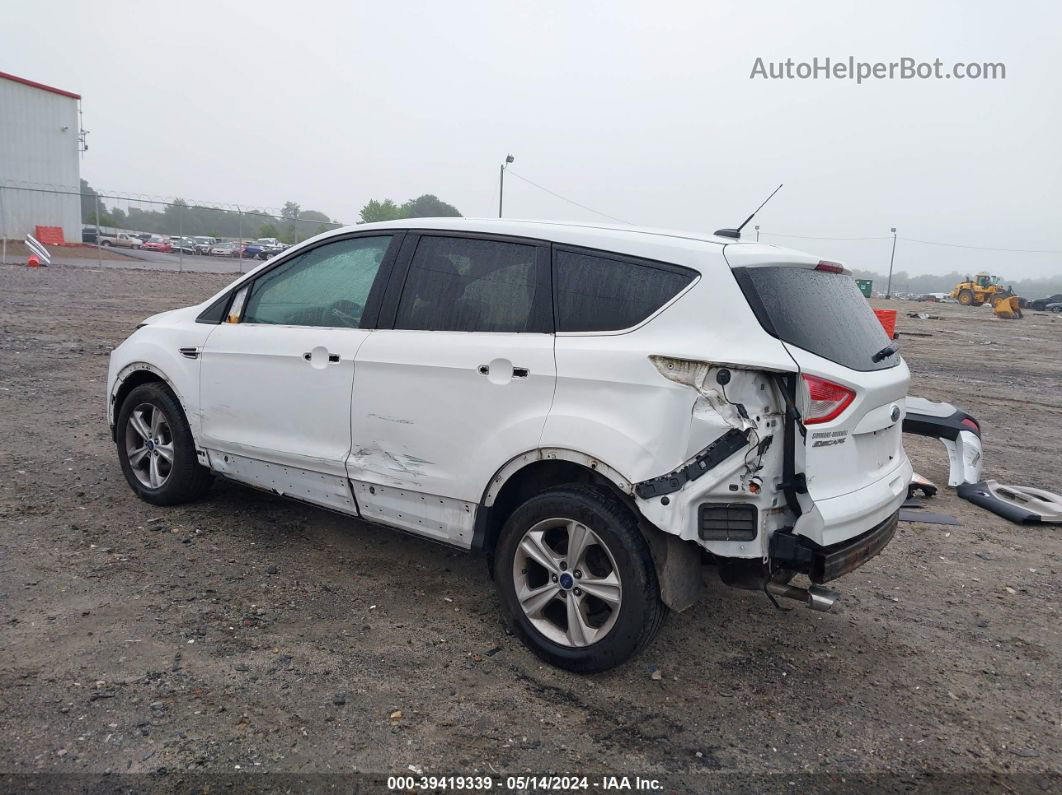 2014 Ford Escape Se White vin: 1FMCU0GX8EUD10297