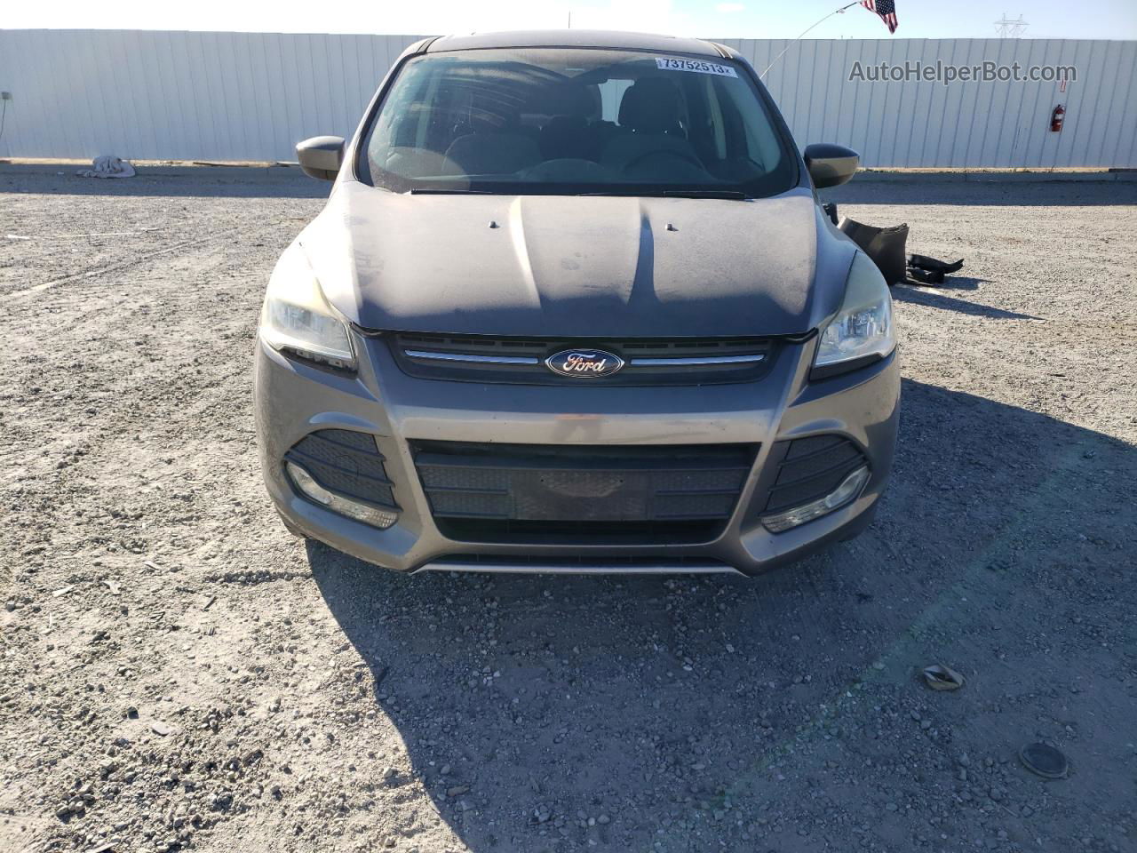 2014 Ford Escape Se Gray vin: 1FMCU0GX8EUD51349