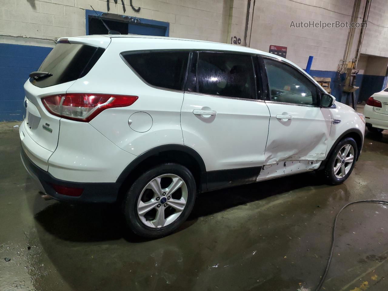 2014 Ford Escape Se White vin: 1FMCU0GX8EUD65039