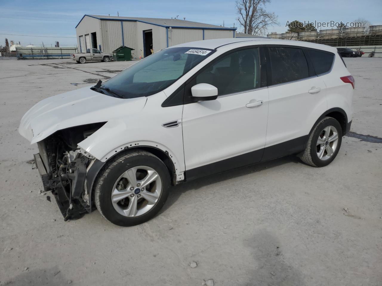 2014 Ford Escape Se White vin: 1FMCU0GX8EUD72279