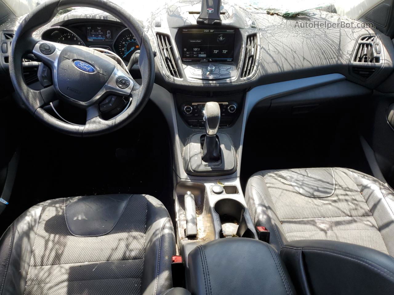 2014 Ford Escape Se Синий vin: 1FMCU0GX8EUD98624