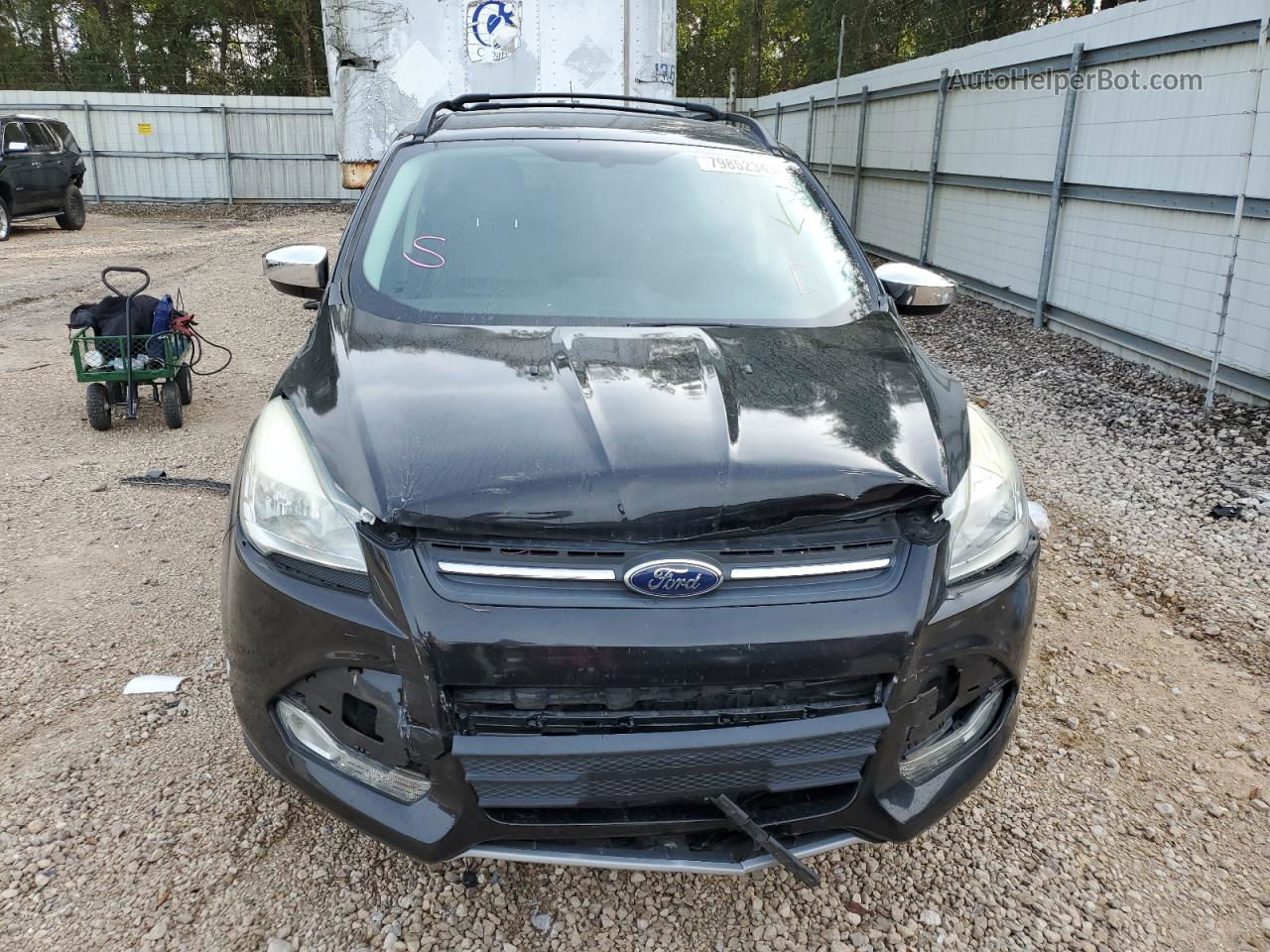 2015 Ford Escape Se Black vin: 1FMCU0GX8FUA23916