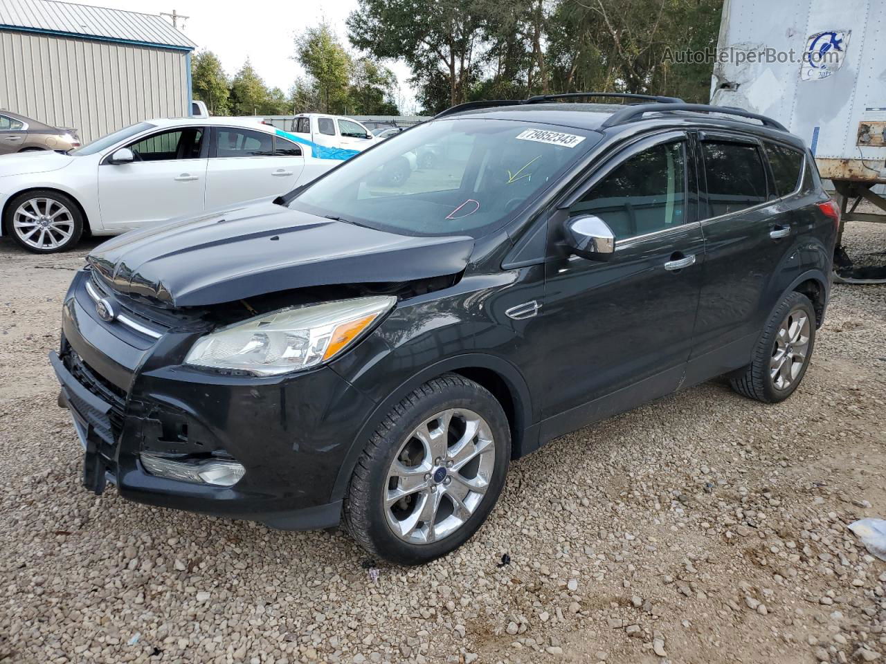 2015 Ford Escape Se Black vin: 1FMCU0GX8FUA23916