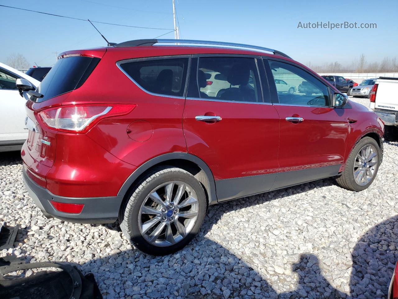 2015 Ford Escape Se Red vin: 1FMCU0GX8FUA24323