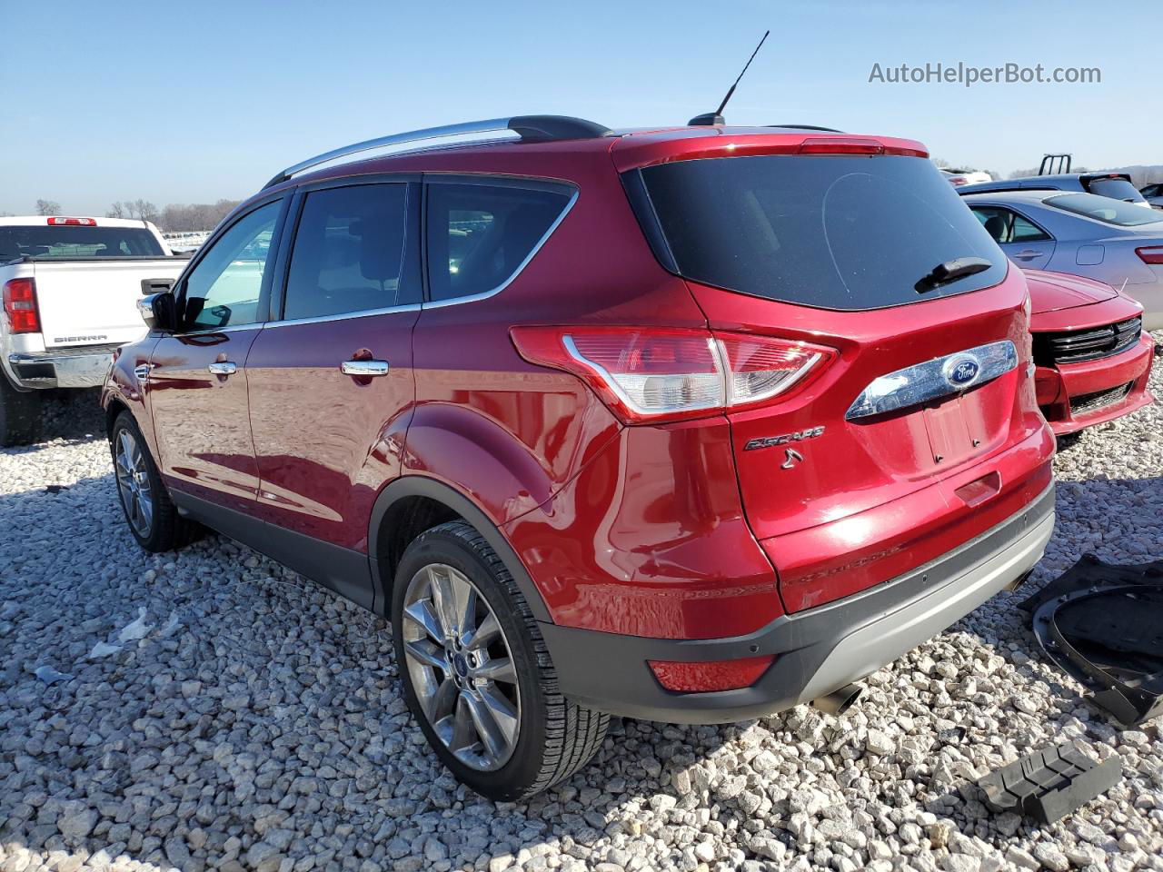 2015 Ford Escape Se Red vin: 1FMCU0GX8FUA24323