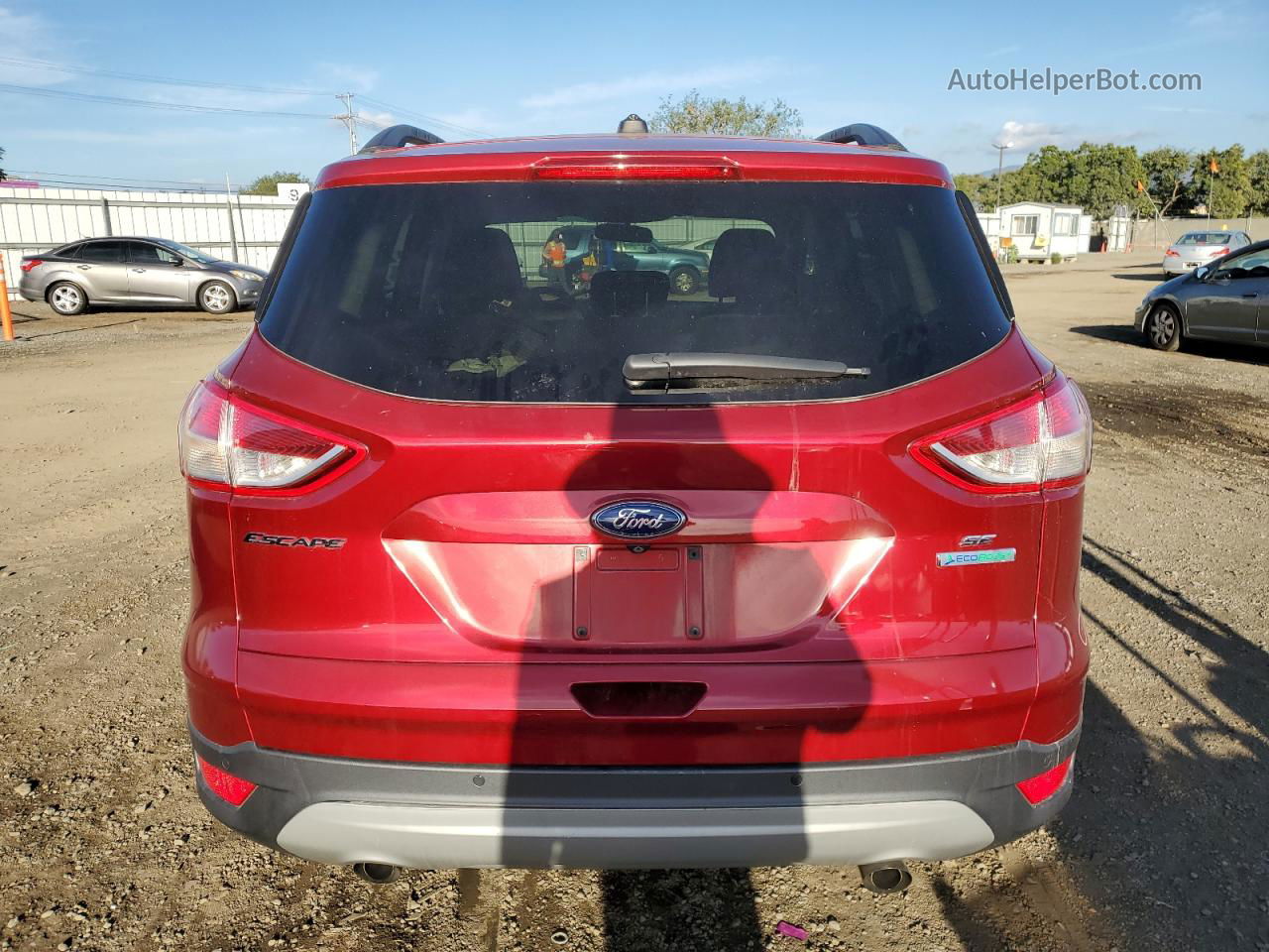 2015 Ford Escape Se Красный vin: 1FMCU0GX8FUA92444