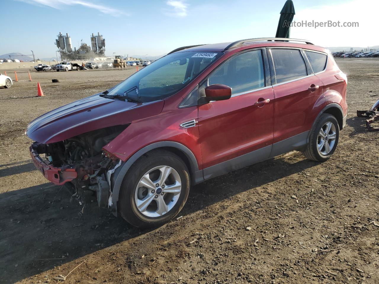 2015 Ford Escape Se Красный vin: 1FMCU0GX8FUA92444