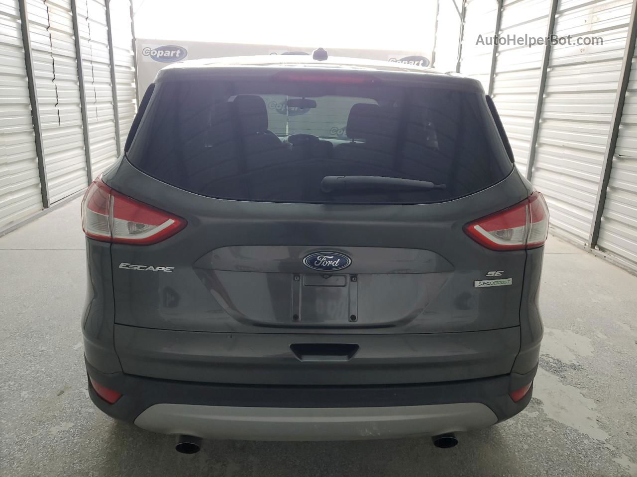 2015 Ford Escape Se Gray vin: 1FMCU0GX8FUA98583